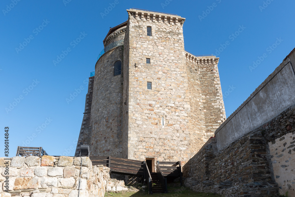 Castle of Alba Dukes in Alba de Tormes, Salamanca province, Spain