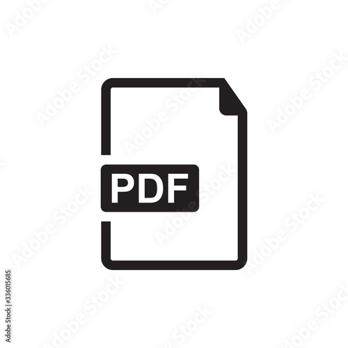 PDF ICON , PDF FORMAT ICON