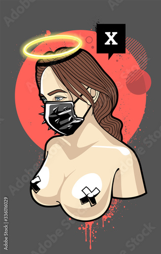 Abstract BDSM Lady