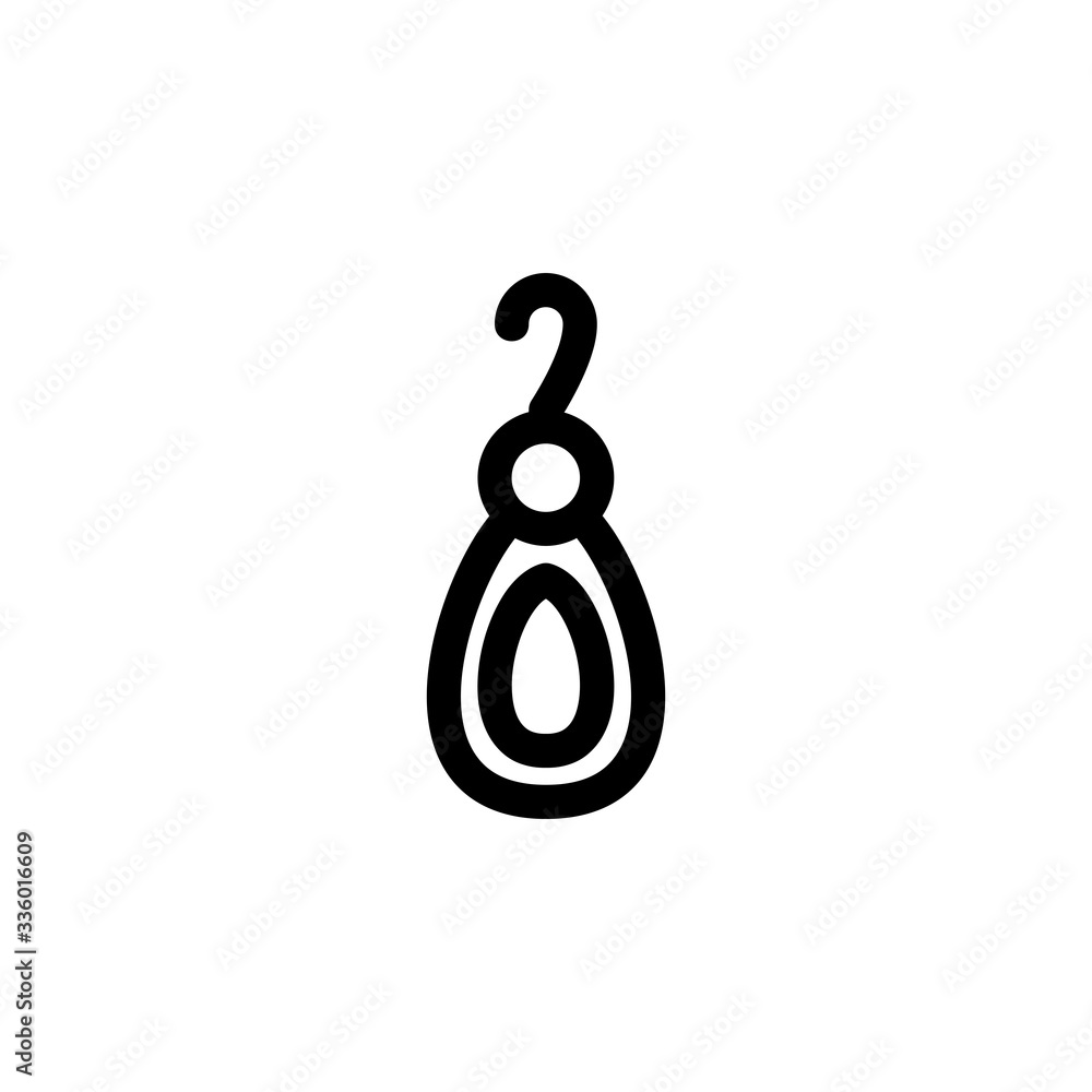 Earrings Mother’s Day Outline Icon Logo Vector Illustration
Earrings Mother’s Day Outline Icon Logo Vector Illustration