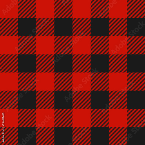 Lumberjack plaid seamless pattern. Vector illustration.