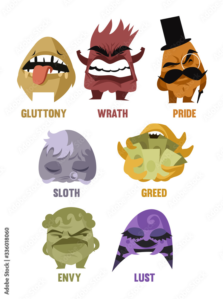 7 Deadly Sins Cartoon Characters – NBKomputer