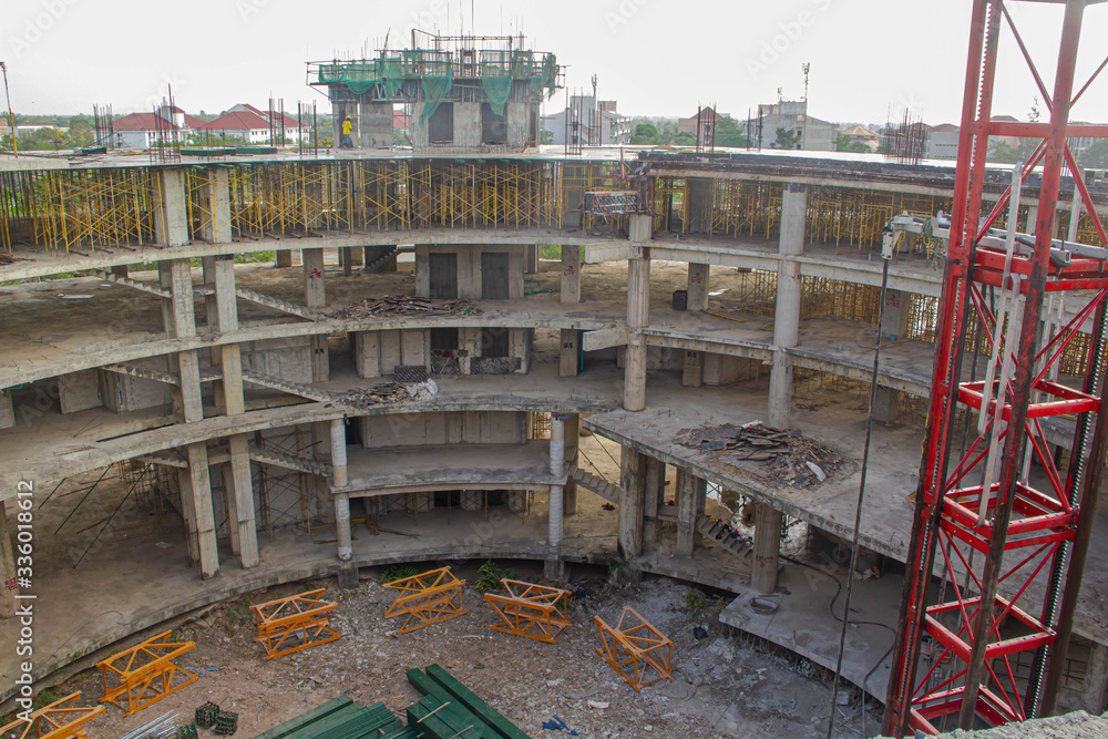 Fototapeta premium building under construction