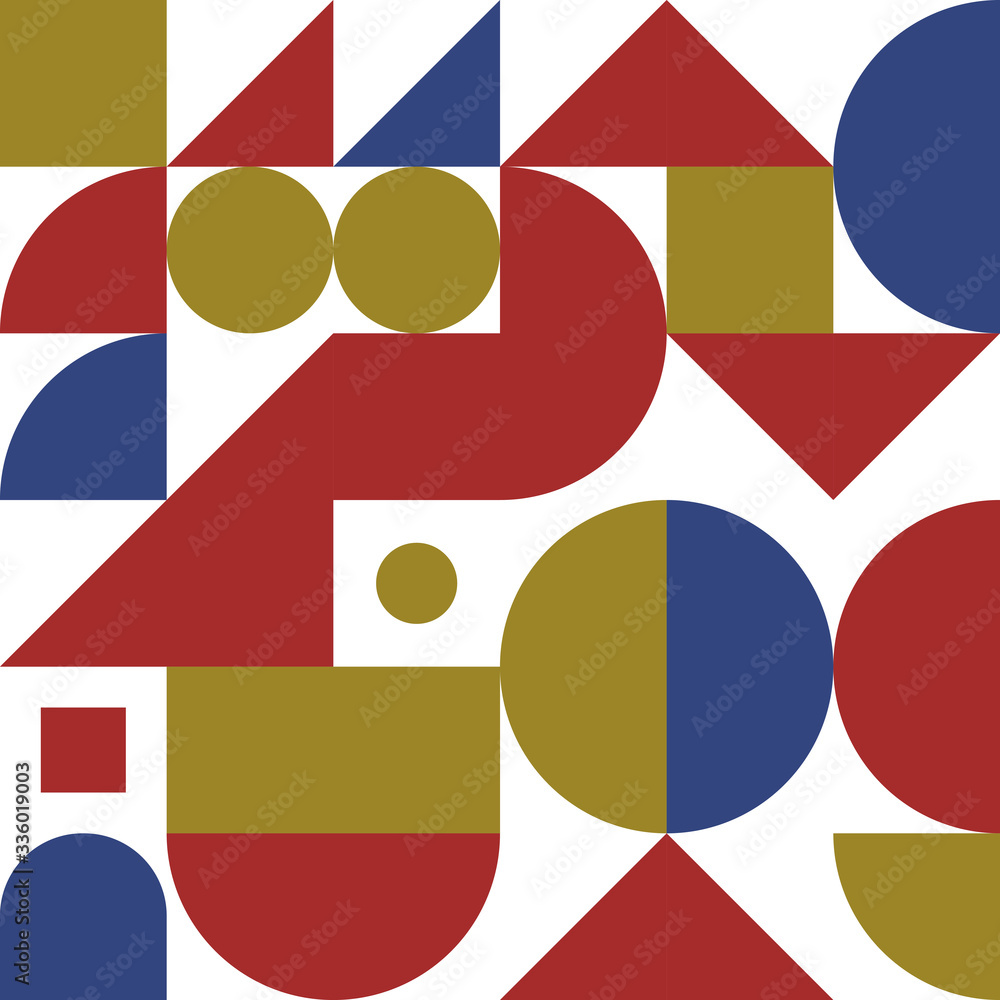 Bauhaus background, pattern