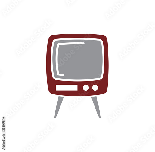 Mass media related icon on background for graphic and web design. Creative illustration concept symbol for web or mobile app