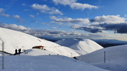 Foto Panoramic view from Mount Terminillo, Rieti, Lazio, Italy