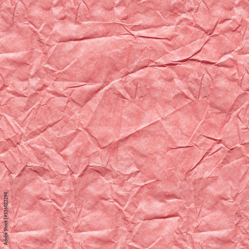 Wallpaper Mural Crumpled paper background in pink color as part of your greeting gift. Seamless texture. Torontodigital.ca
