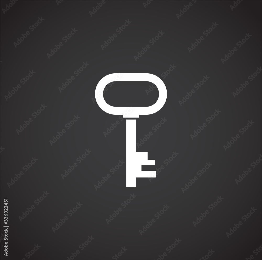 Key icon on background for graphic and web design. Creative illustration concept symbol for web or mobile app Key icon on background for graphic and web design. Creative illustration concept symbol for web or mobile app
