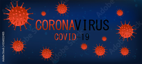 Coronavirus outbreak and coronavirus flu background. Coronavirus 2019-nKoV. Pandemic health risk, immunology, virology, epidemiology concept.	