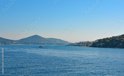 Heybeliada, one of the Princes' Islands, also called Adalar, in the Sea of Marmara off the coast of Istanbul 