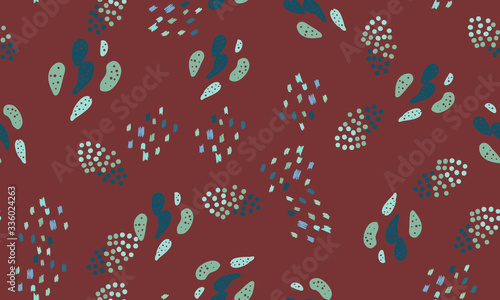 Colorful abstract hand drown pattern