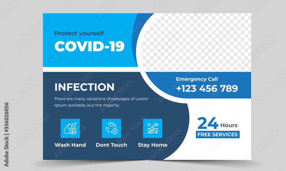 Coronavirus Campaign Flyer Template