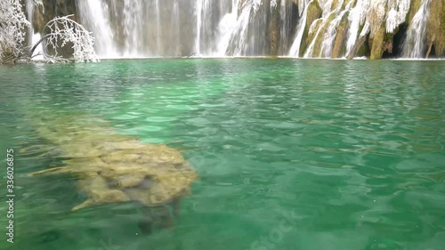 Plitvice Lakes in winter, Karlovac County, Croatia