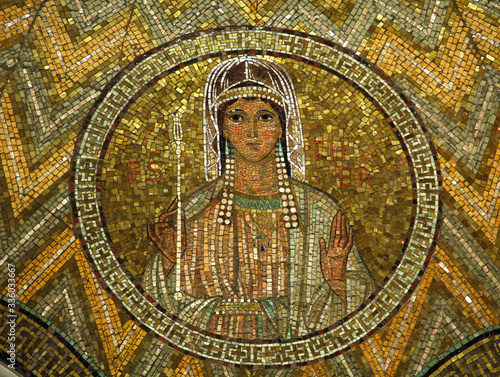 Esther, mosaic
