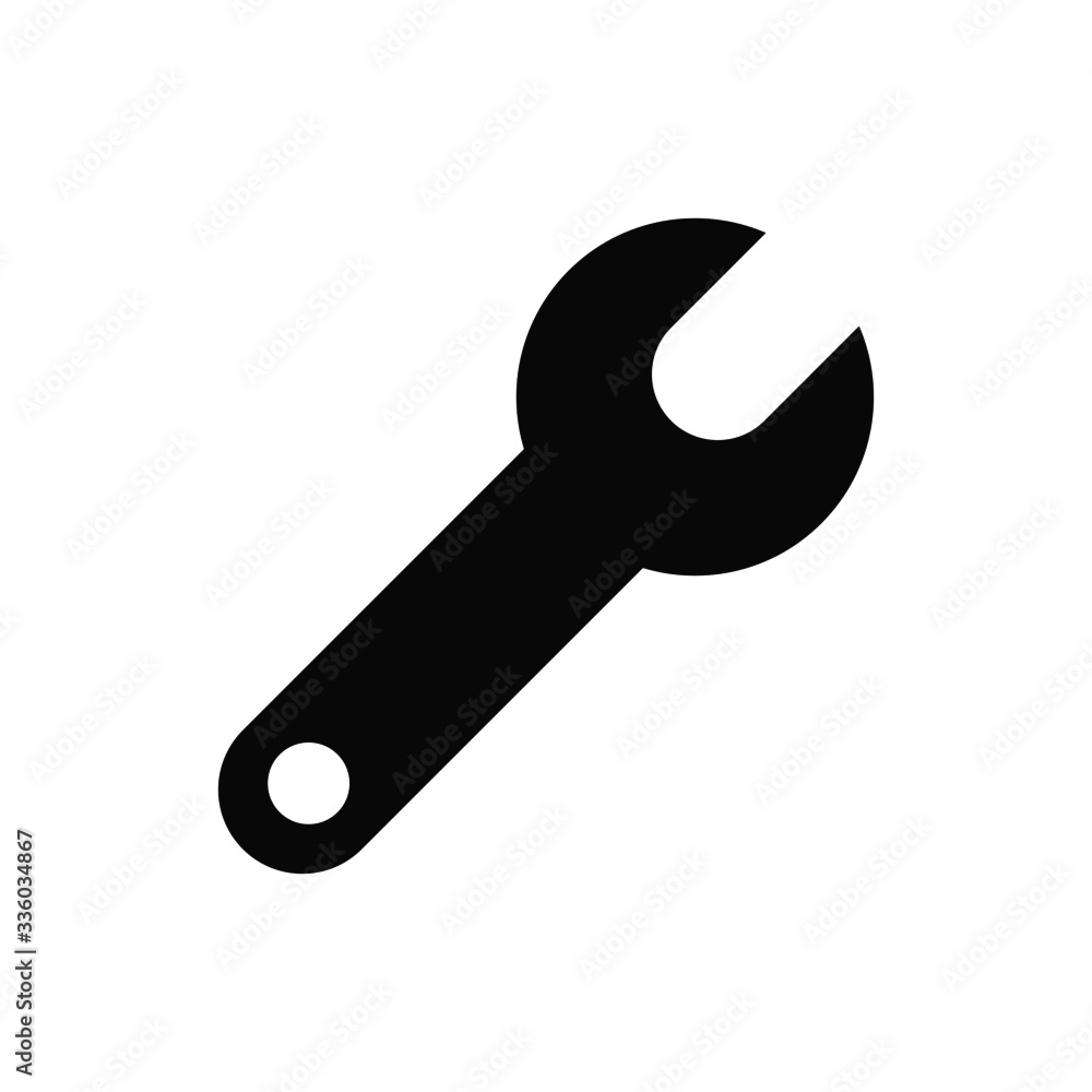 wrench icon vector illustration wrench icon vector illustration