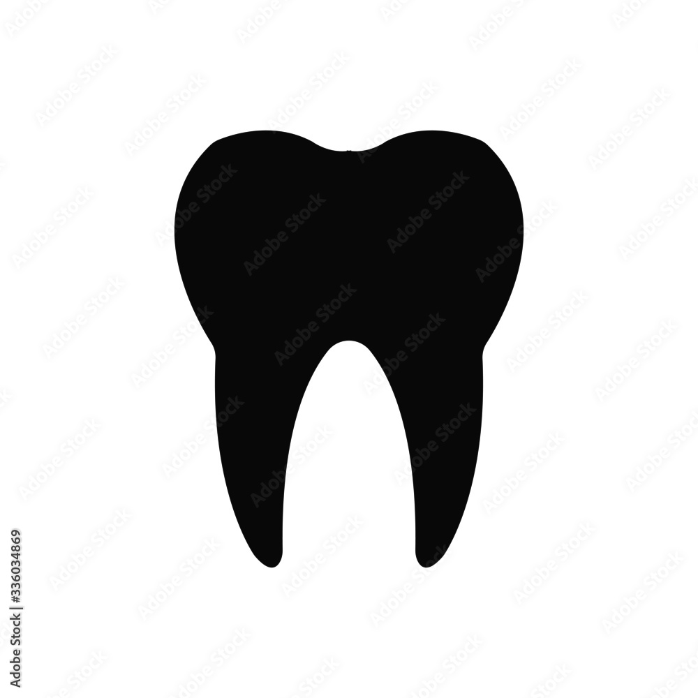 tooth icon vector illustration tooth icon vector illustration