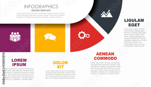 Infographic design template with place for your data. Vector illustration.