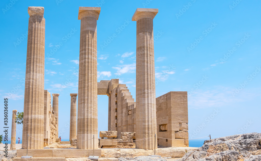 Acropolis of Lindos. Rhodes, Greece