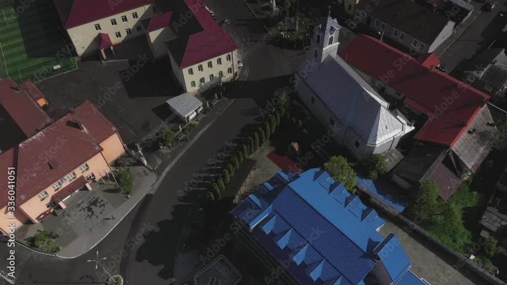 The drone view of a locality in the Rodna Mountains The drone view of a locality in the Rodna Mountains