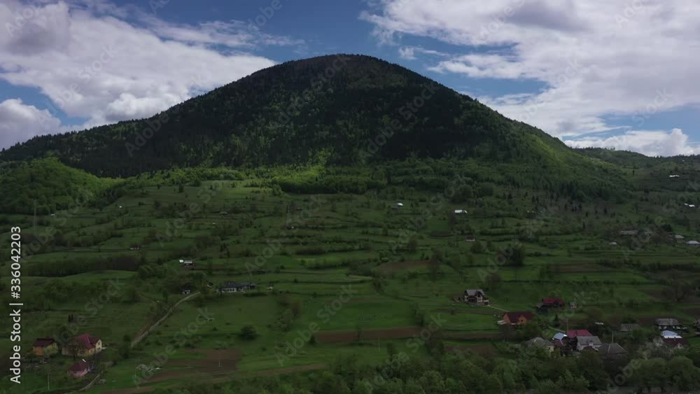 A beautiful landscape of Rotna from the drone A beautiful landscape of Rotna from the drone