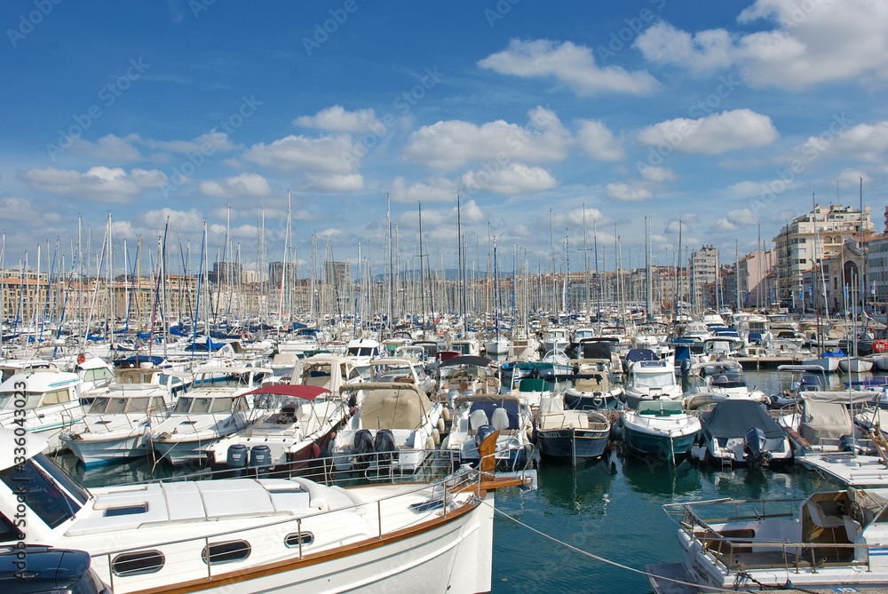 Marseille, alter Hafen mit Booten
