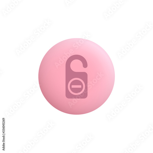 Do not Disturb -  Modern App Button