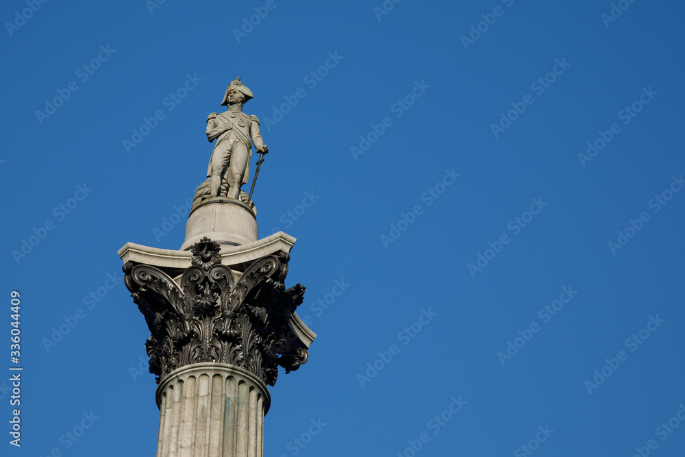 Nelson's Column, Trafalgar Square, London, UK