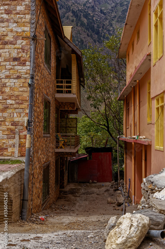 Narrow street in the old town © Mudassar