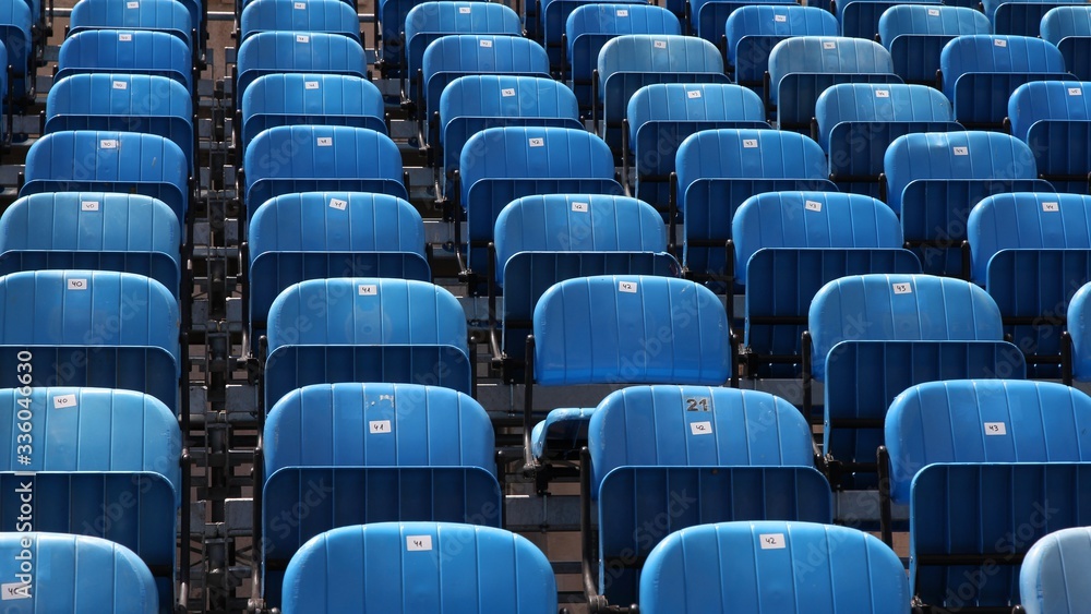 Fototapeta premium Blue chairs