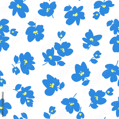 Flower vector illustration material abstract beautifully,