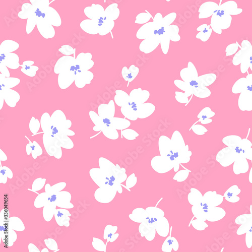 Flower vector illustration material abstract beautifully,