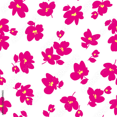 Flower vector illustration material abstract beautifully,