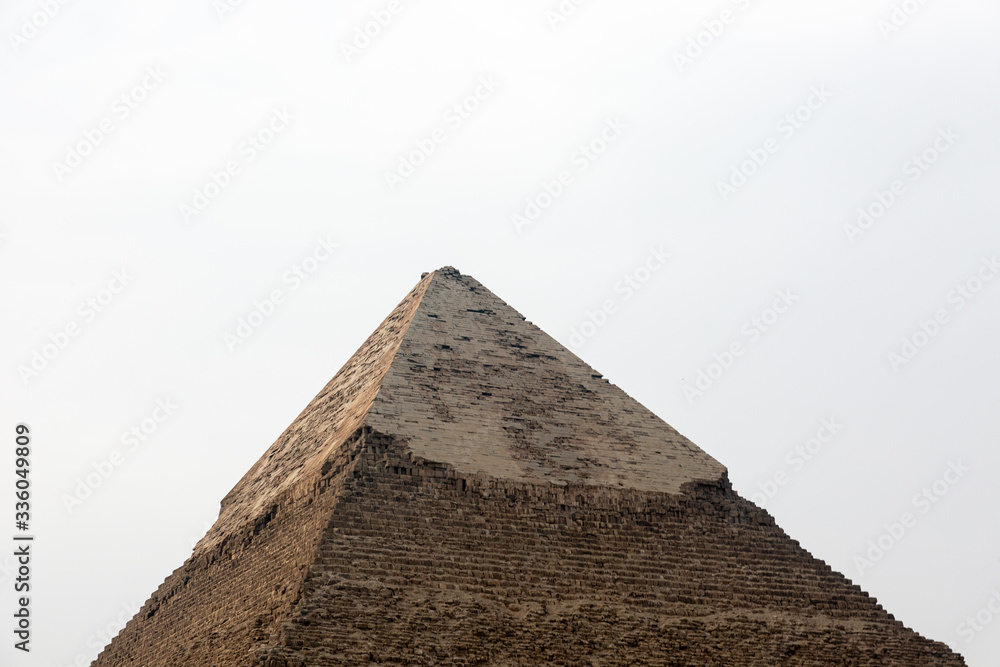 View of Great Pyramids of Giza