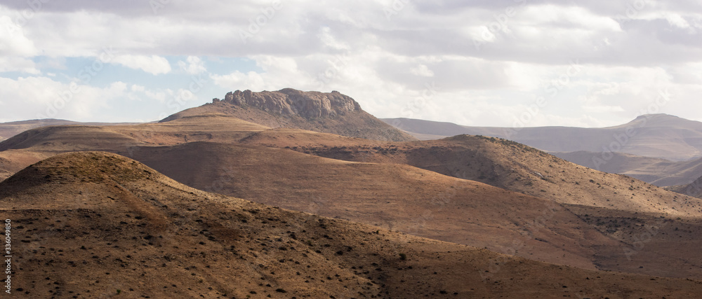 panoramic view of mountains in Mountain Zebra National Park