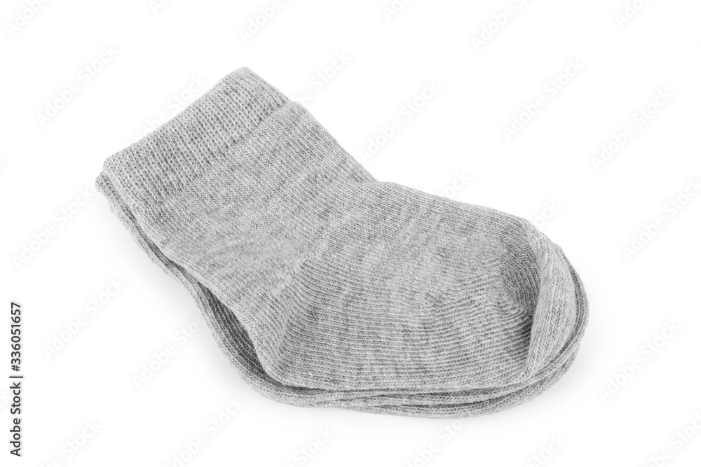 The socks on white background The socks on white background