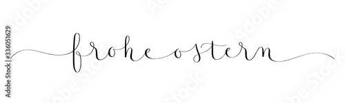 Kalligraphie vektor FROHE OSTERN