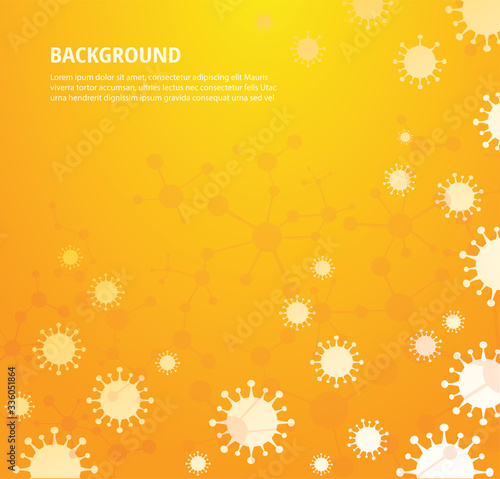 science background , Coronavirus background COVID-19 vector illustration EPS10