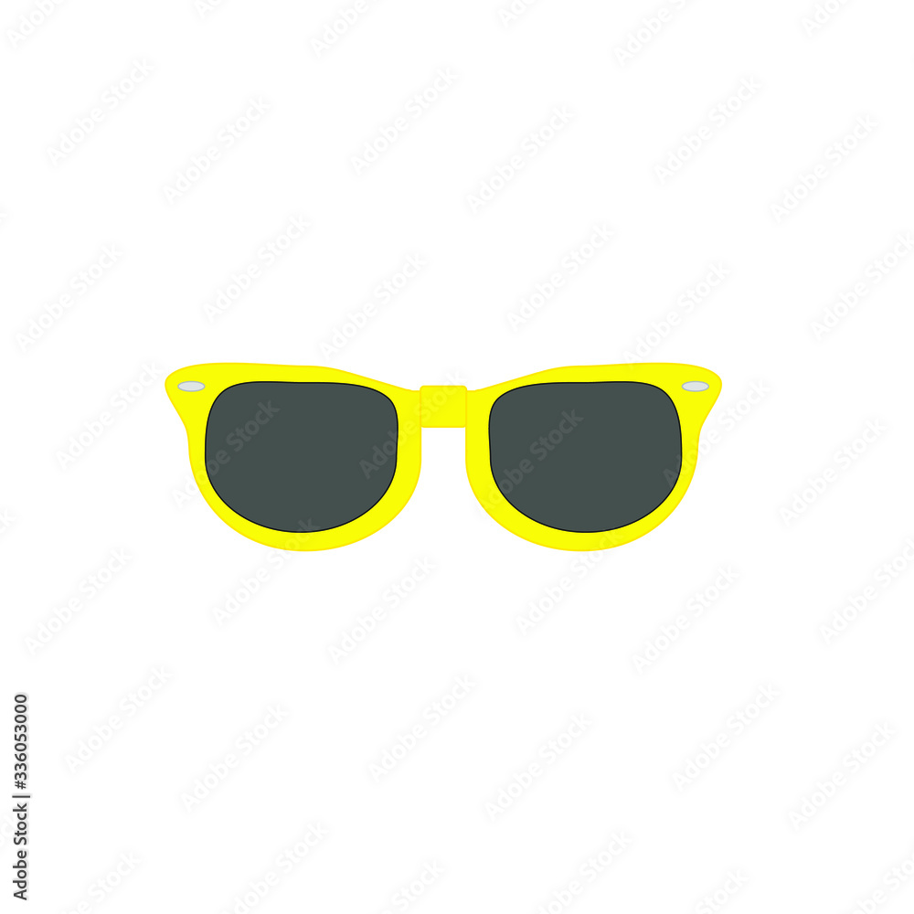 80s sunglasses on white background vector 80s sunglasses on white background vector