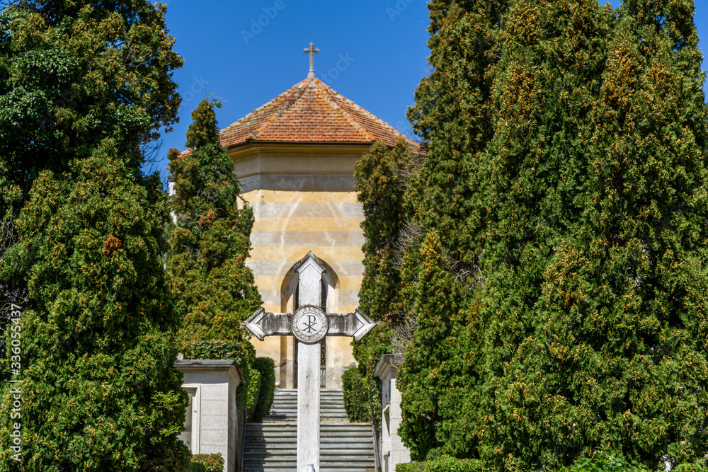Friedhof in Savonna, Italien