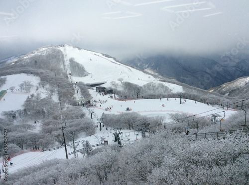 Lift on the top of Mt. Gozaisho  photo
