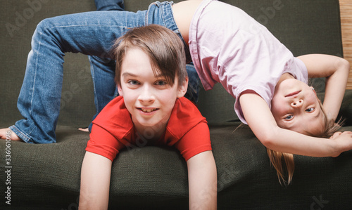 Siblings losing they mind confined at home during self-isolation