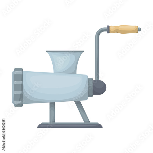 Grinder meat vector icon.Cartoon vector icon isolated on white background grinder meat.