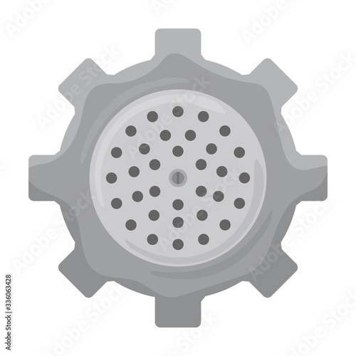 Grinder meat vector icon.Cartoon vector icon isolated on white background grinder meat.