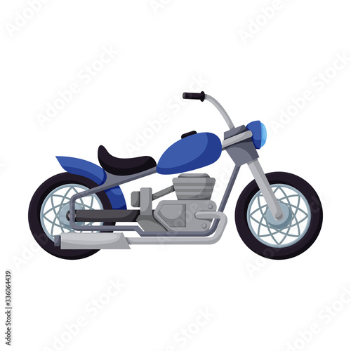 Motorcycle vector icon.Cartoon vector icon isolated on white background motorcycle.