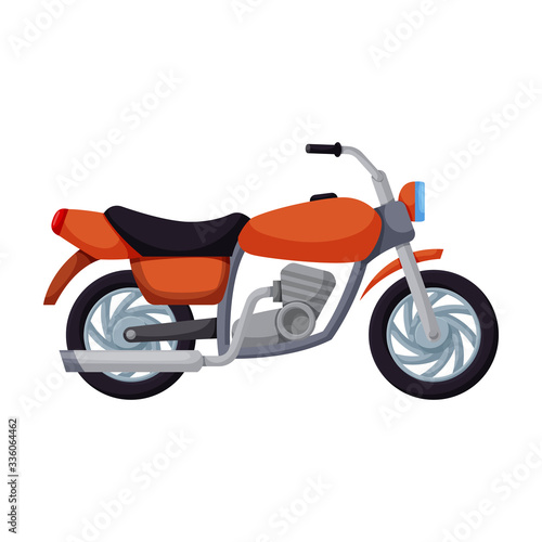 Motorcycle vector icon.Cartoon vector icon isolated on white background motorcycle.