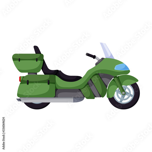 Motorcycle vector icon.Cartoon vector icon isolated on white background motorcycle.