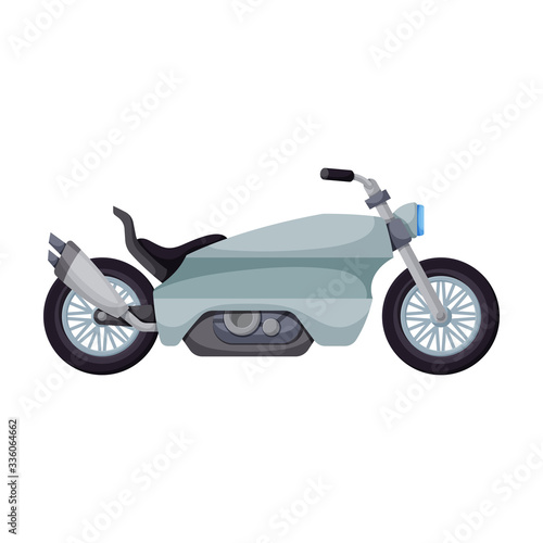Motorcycle vector icon.Cartoon vector icon isolated on white background motorcycle.