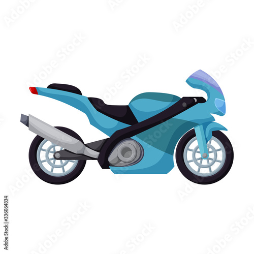 Motorcycle vector icon.Cartoon vector icon isolated on white background motorcycle.