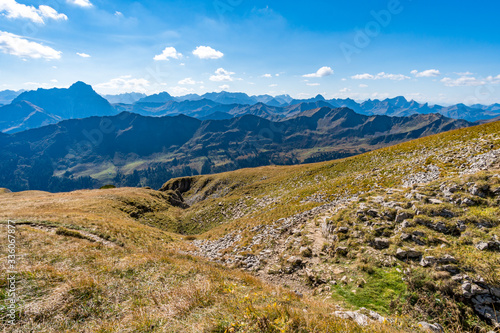 Hike on the Hohe Ifen in the Kleinwalsertal