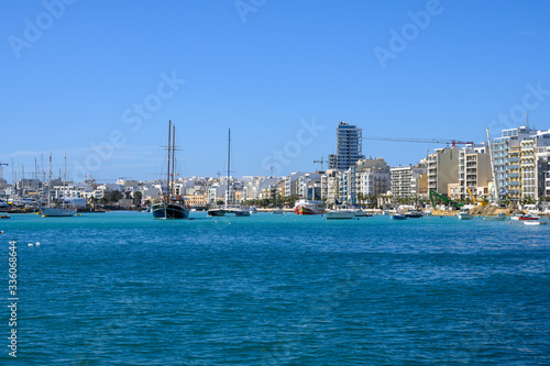 The harbour area of the town of Sliema,Malta. © Roy Pedersen